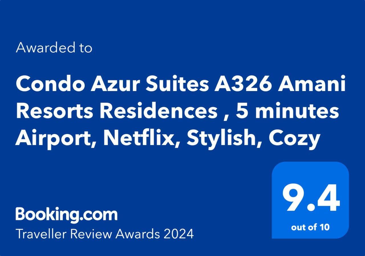 Condo Azur Suites A326 Amani Resorts Residences , 5 Minutes Airport, Netflix, Stylish, Cozy With Luxurious Swimming Pool 麦克坦 外观 照片